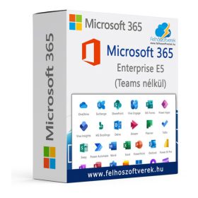   Microsoft 365 E5 - Teams nélkül (havi előfizetés havi hűséggel)