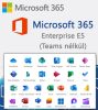 Microsoft 365 E5 - Teams nélkül (éves előfizetés éves hűséggel)