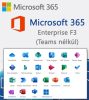 Microsoft 365 F3 (havi előfizetés havi hűséggel)